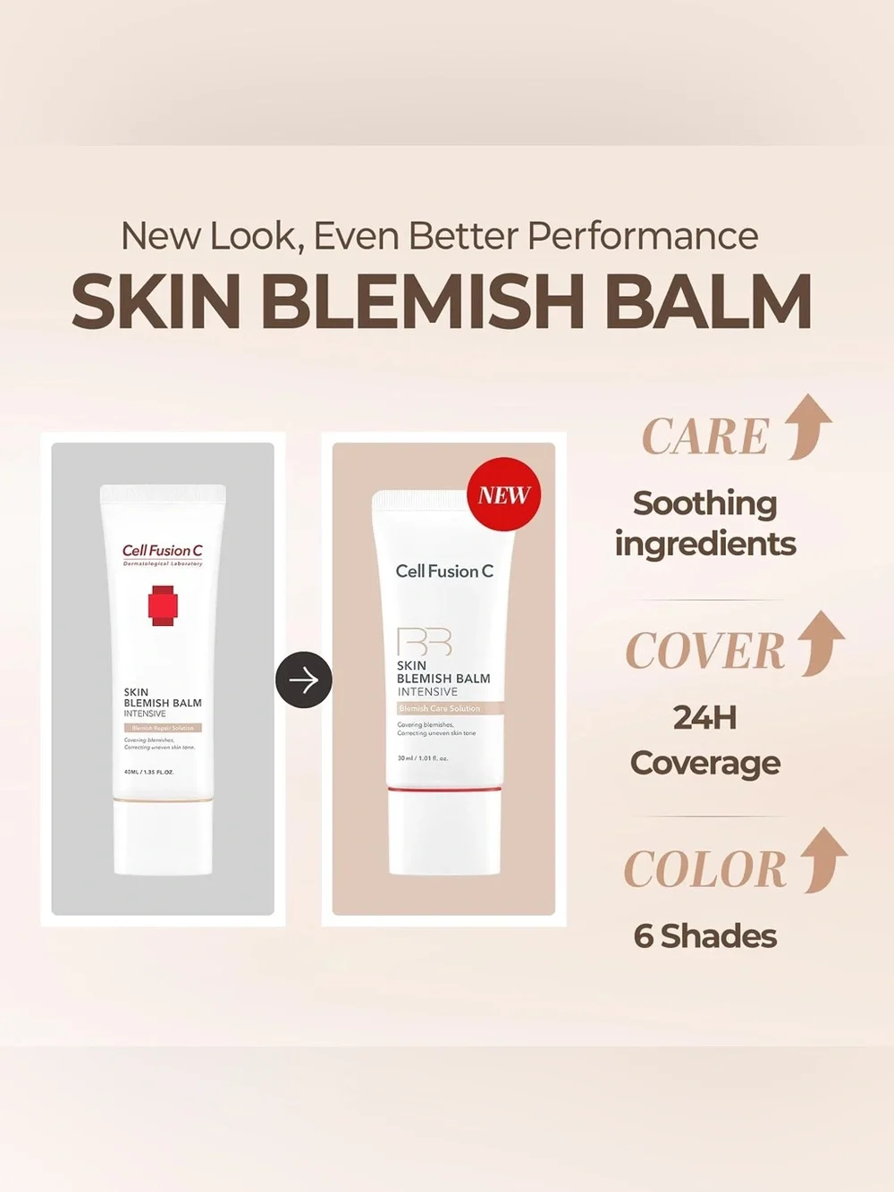 Cell Fusion C Natural Light BB Skin Blemish Balm Intensive- calming, K-beauty